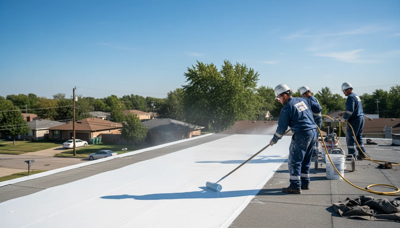 Commercial roof coating in New Trenton, IN near me